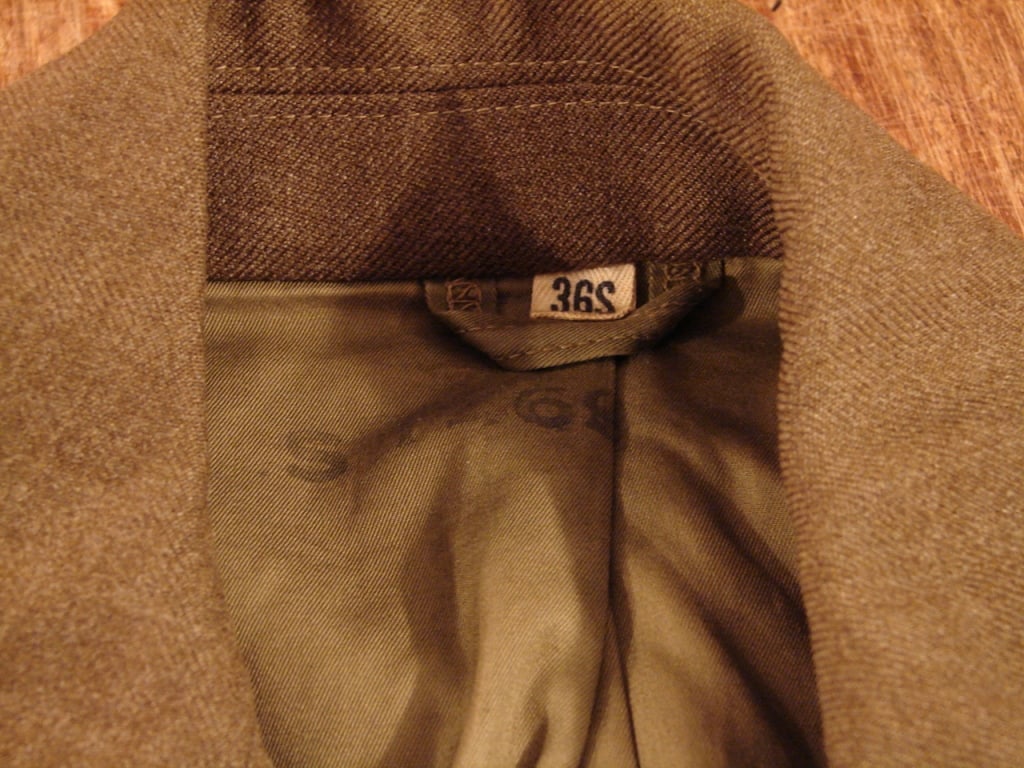 WWII Khaki officers jacket with Ike jacket - 8