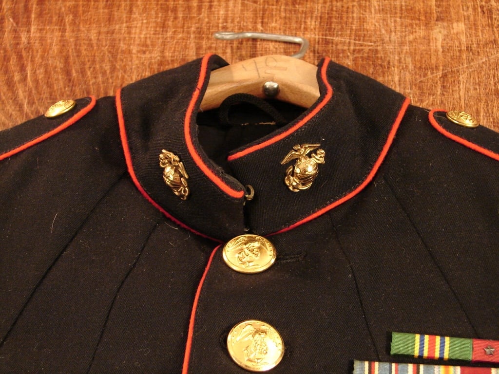US Marines Officers Dress Blues with pants. - 5