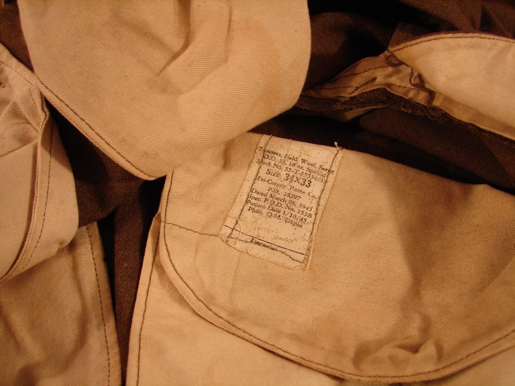 Historic US Army WWII green khaki complete uniform - 3