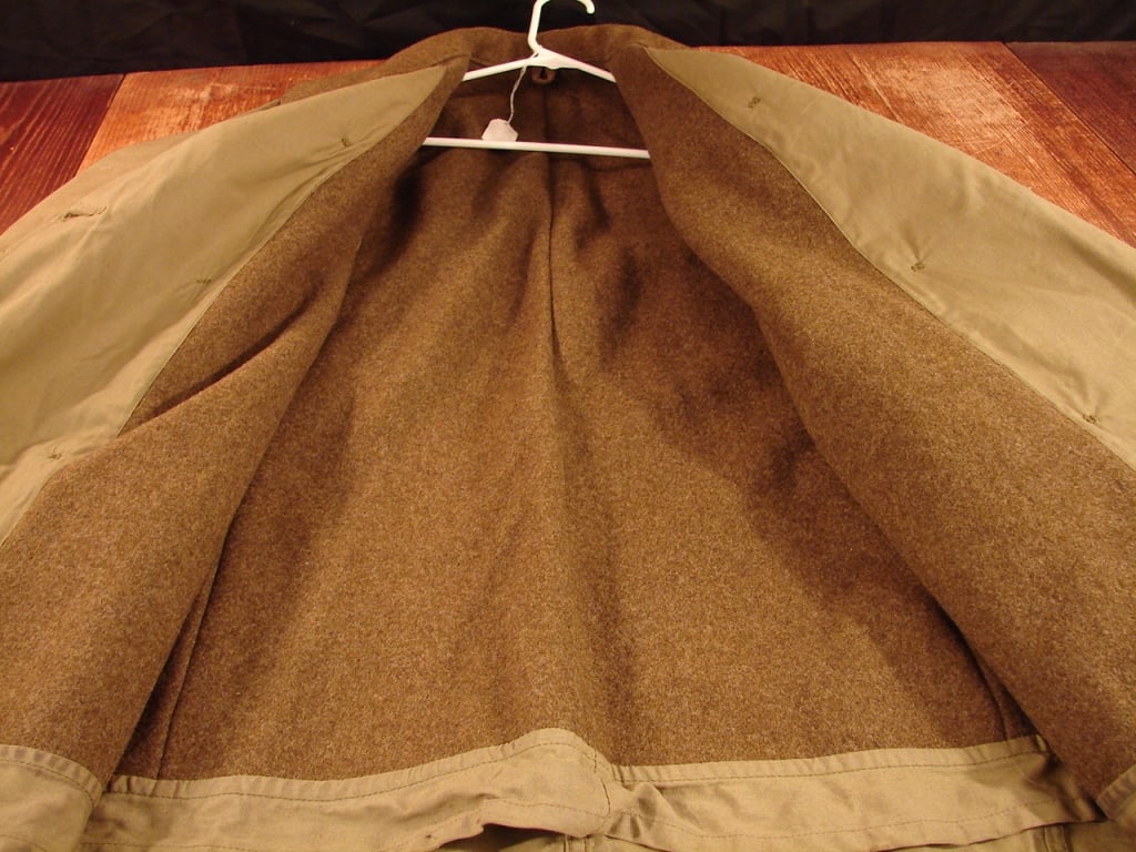 US military wool lined cold weather parka - 2