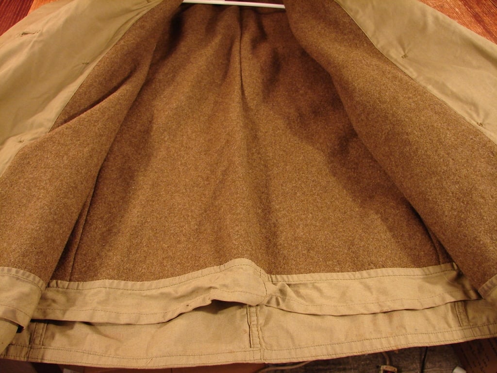 US military wool lined cold weather parka - 3