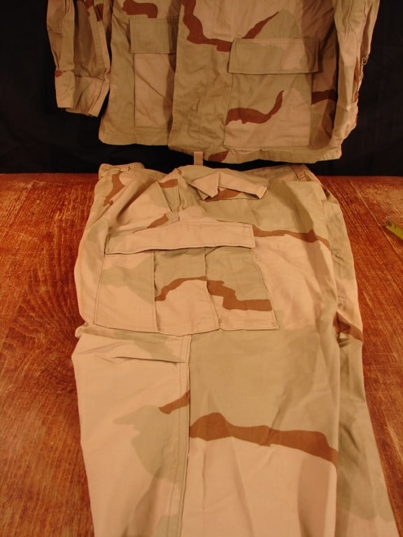 Desert Storm 3 color combat pants and jacket. - 2