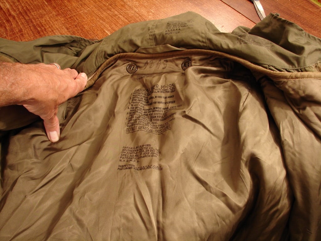 US Issue model 1951 Extreme cold weather parka - 5