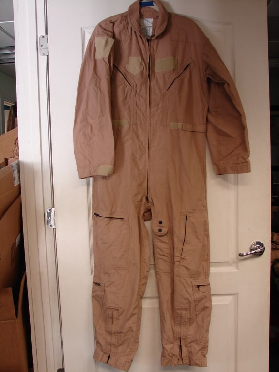 Lot of 2 type 1 US issued flyers flight suits: Lot of 2 type 1 tan summer US issued flyers coverall flight suits. 1) 42 S, 2) 44 S. Both is fine condition.