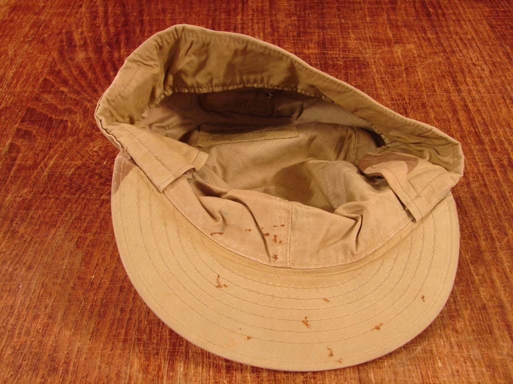 Desert Storm brown camo jacket and hat - 7