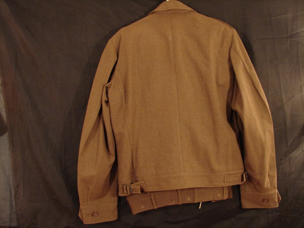 WWII Ike jacket and pants 2cd Army insignia - 2