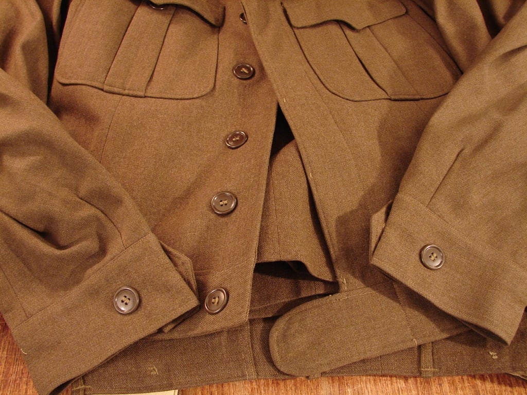WWII Ike jacket and pants 2cd Army insignia - 4