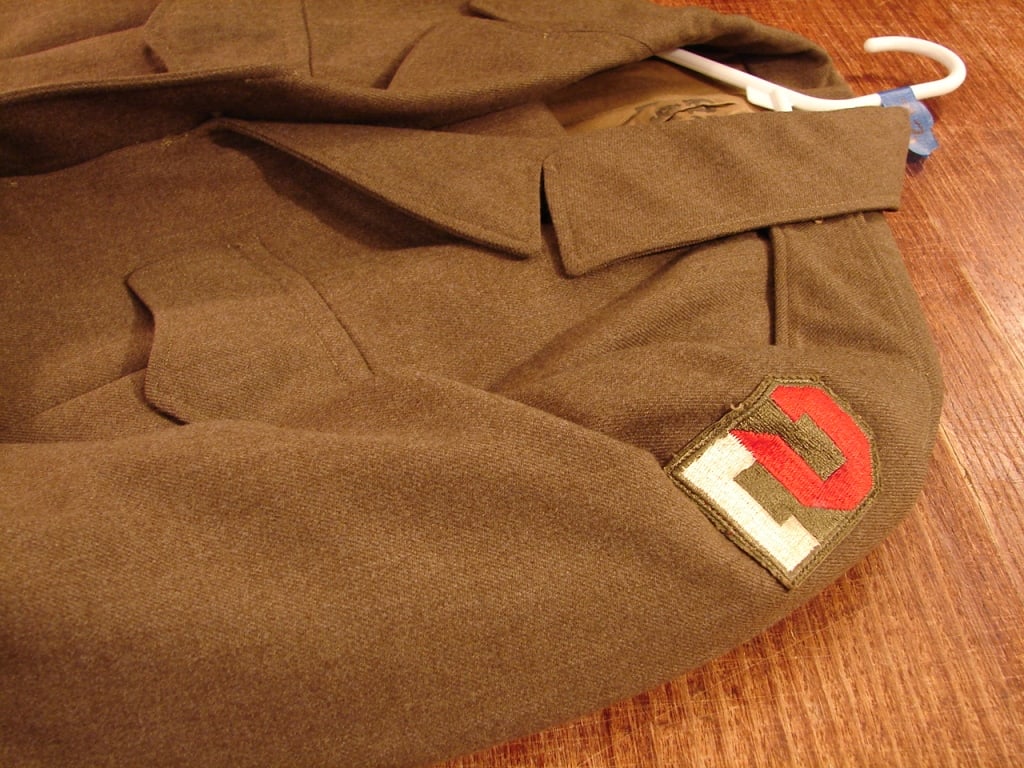 WWII Ike jacket and pants 2cd Army insignia - 8