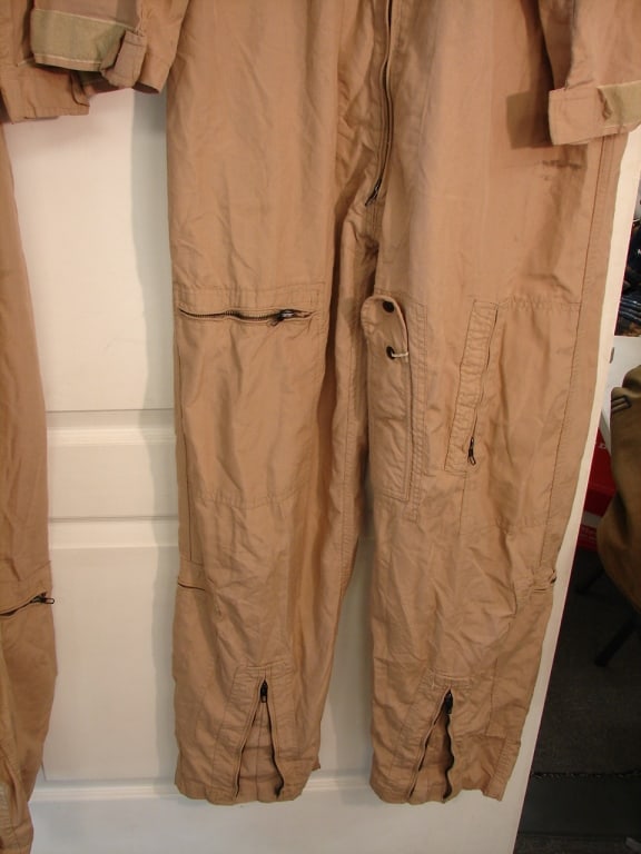 Lot of 2 US Military Tan Flyers flight suit - 4