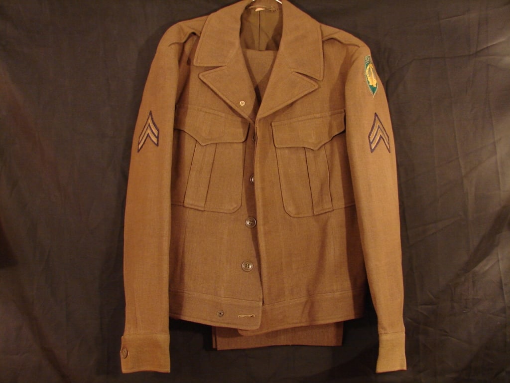 WWII Ike jacket and pants. Wool. (1 of 8)