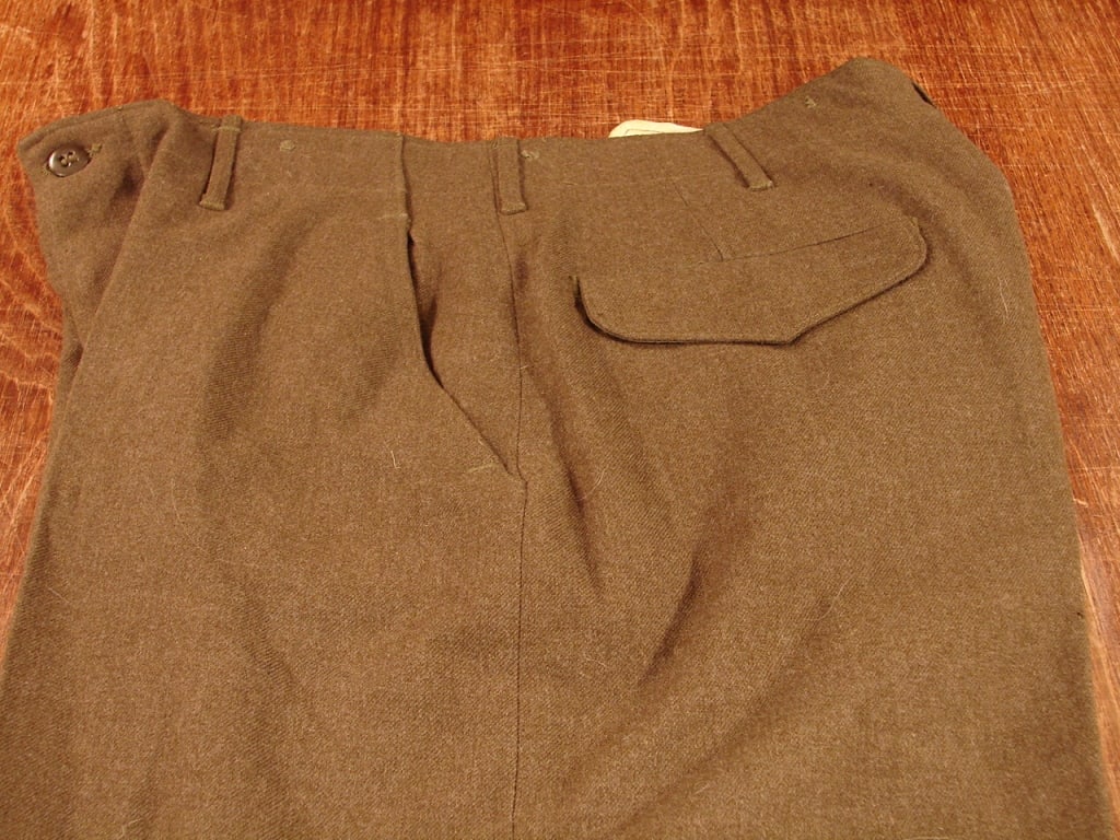 Set of wool WWII pants. Size 32 X 31 - 2