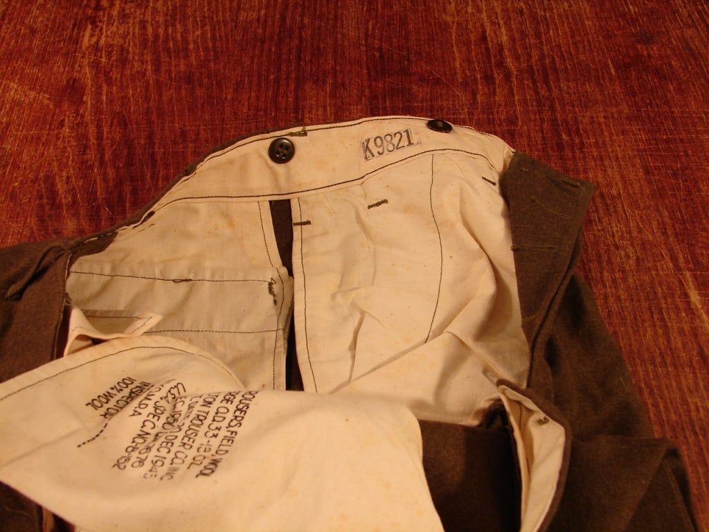 Set of wool WWII pants. Size 32 X 31 - 4