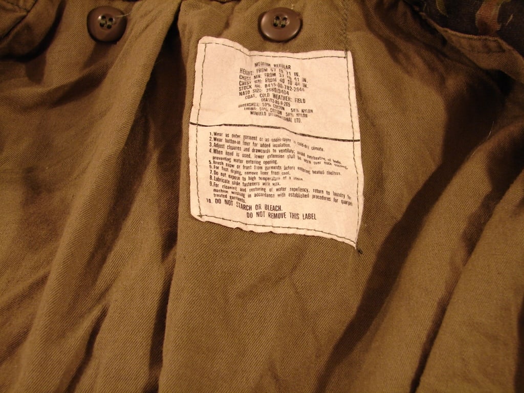 US Military issue Tiger Stripe field jacket - 6