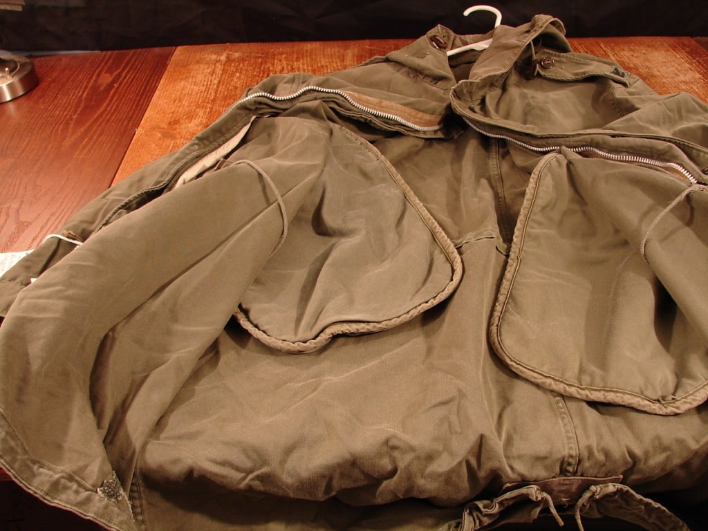 WWII and Korean War era original parka - 4