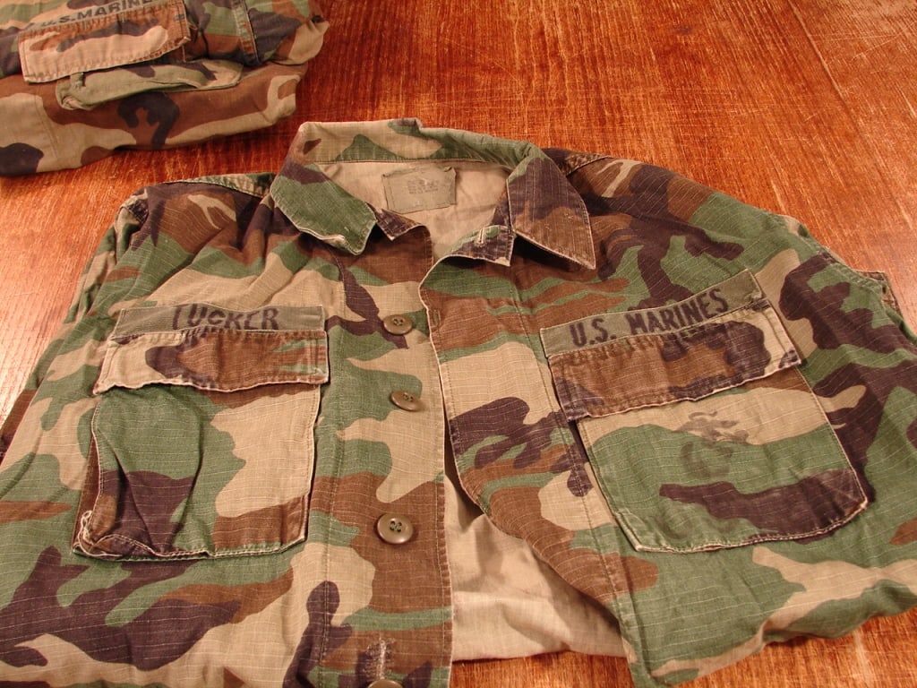 Lot of 3 US Military issue woodland camo - 2