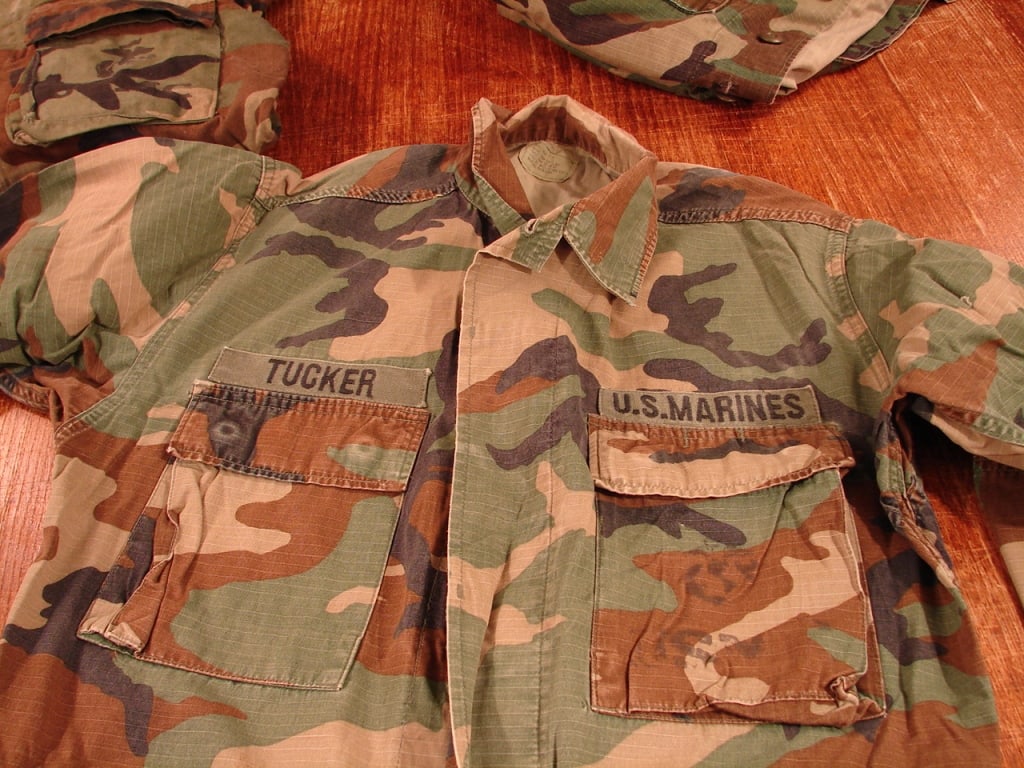 Lot of 3 US Military issue woodland camo - 3
