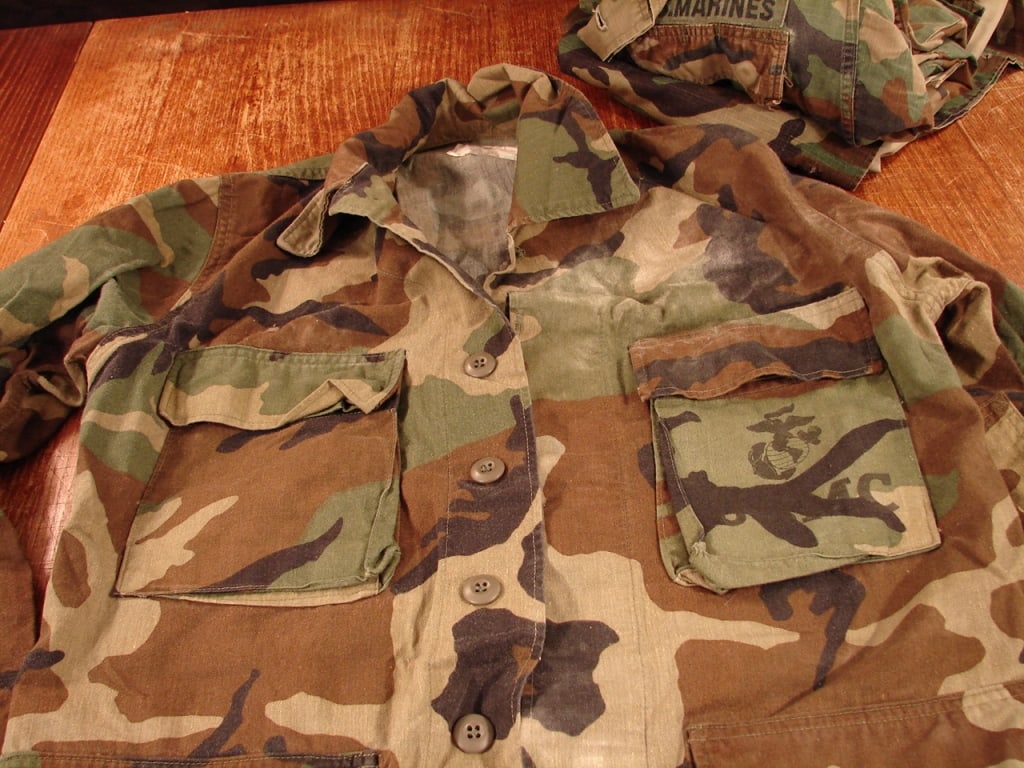 Lot of 3 US Military issue woodland camo - 4