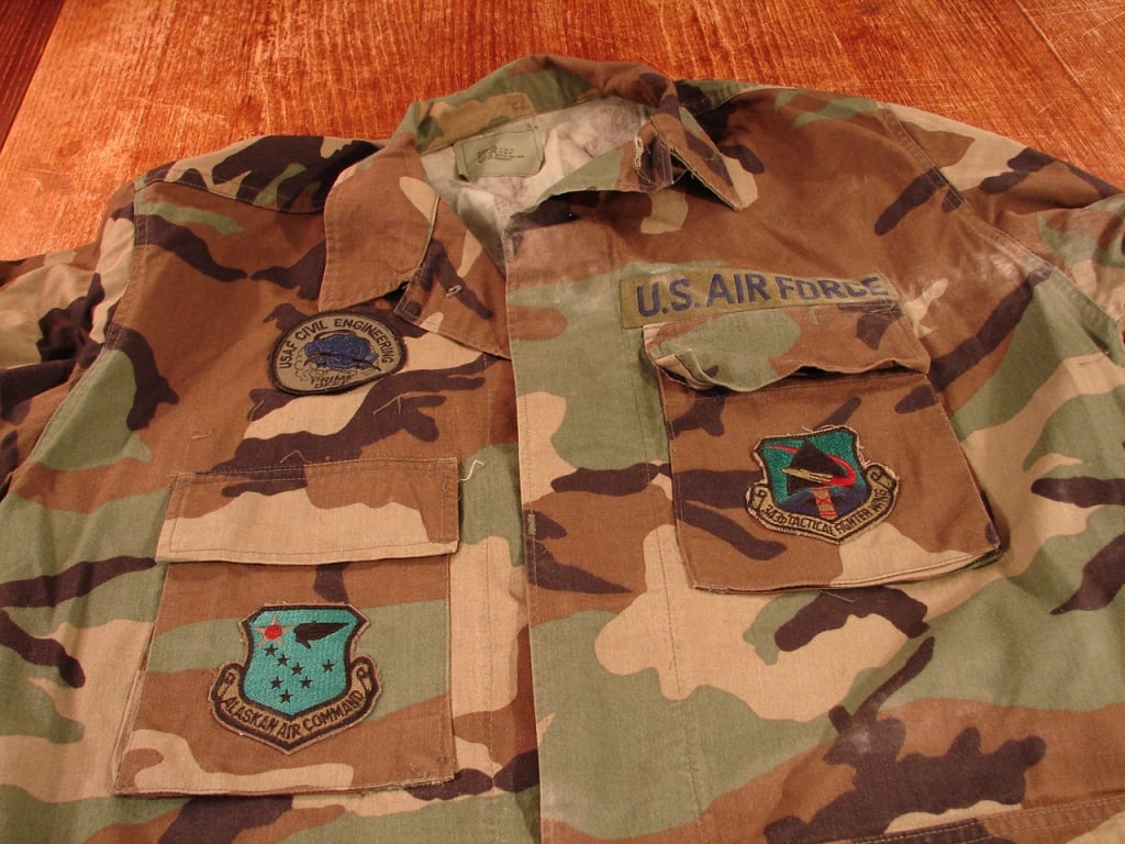 Lot of 2 US Air Force issue woodland camo - 2