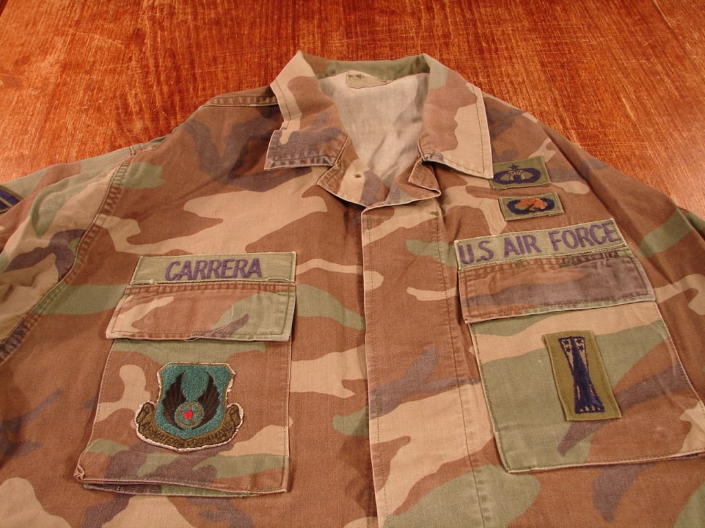 Lot of 2 US Air Force issue woodland camo - 3