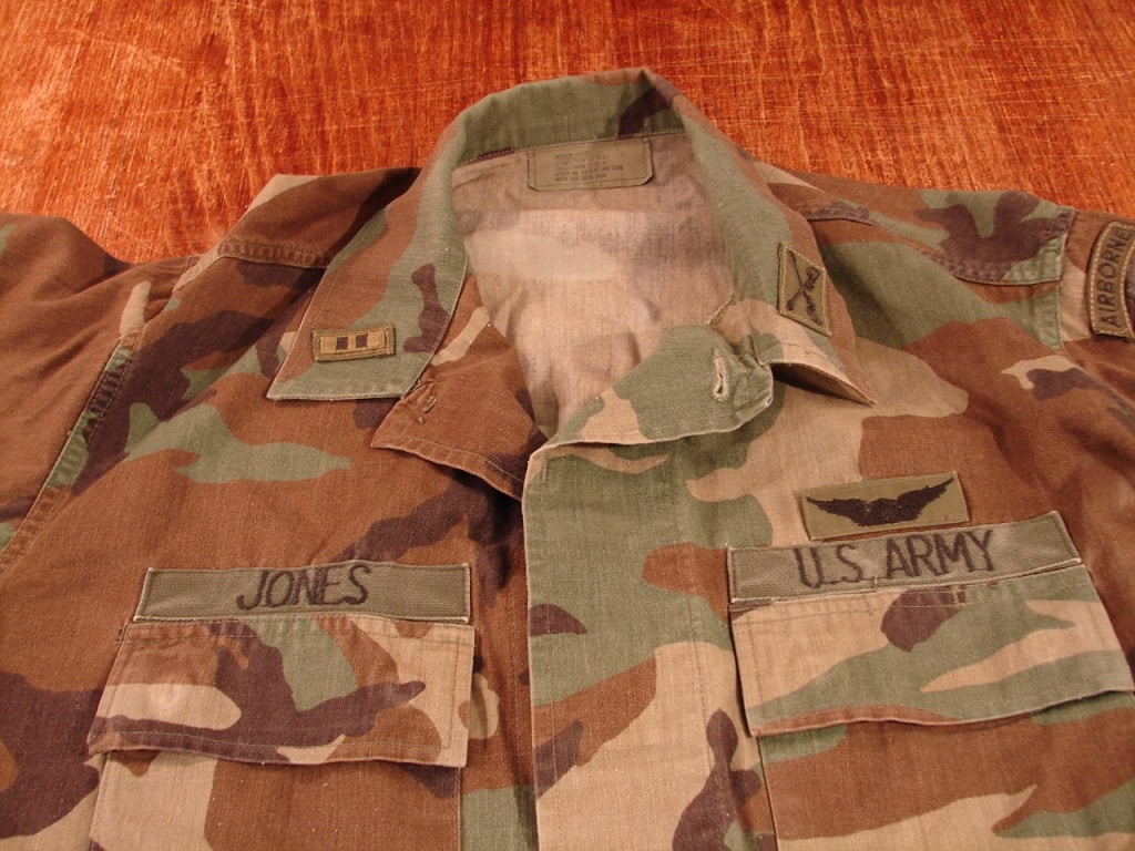 Lot of 3 US Army woodland camo jackets Special OPS - 4