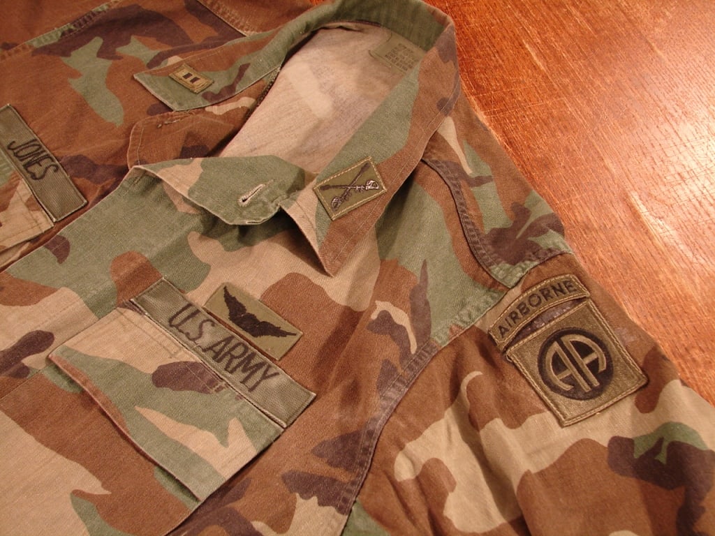 Lot of 3 US Army woodland camo jackets Special OPS - 5