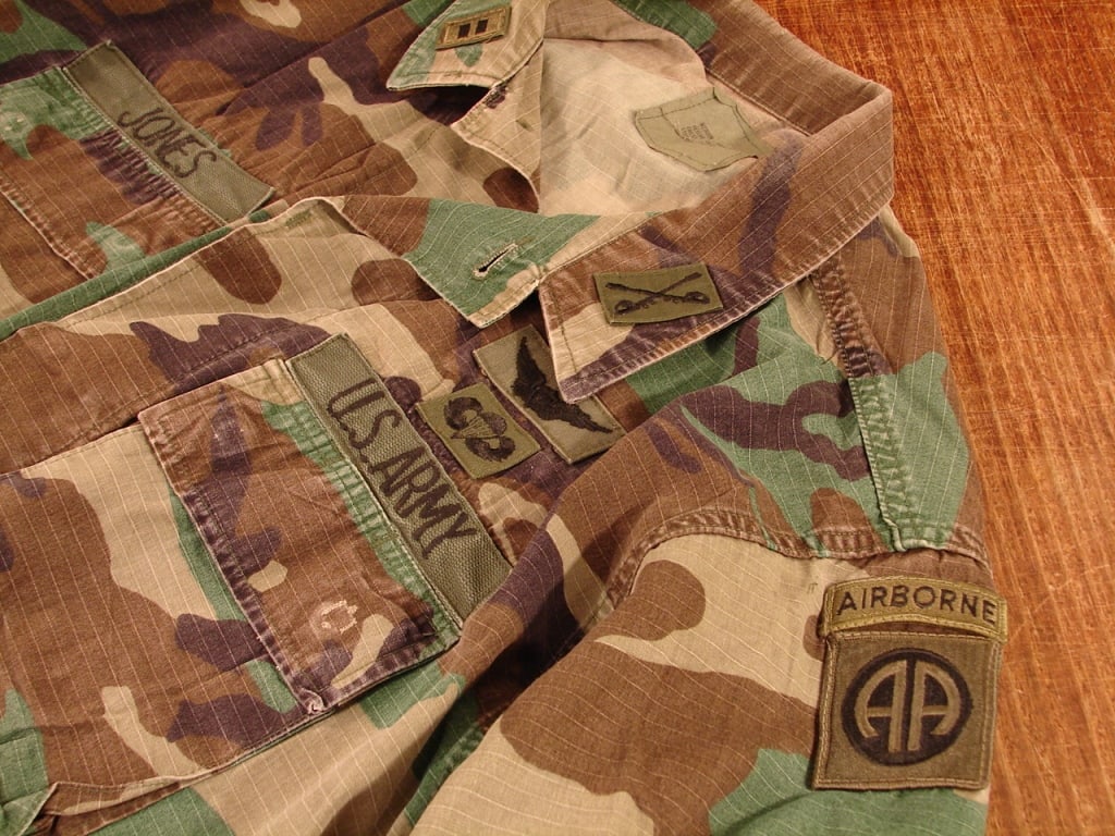 Lot of 3 US Army woodland camo jackets Special OPS - 6