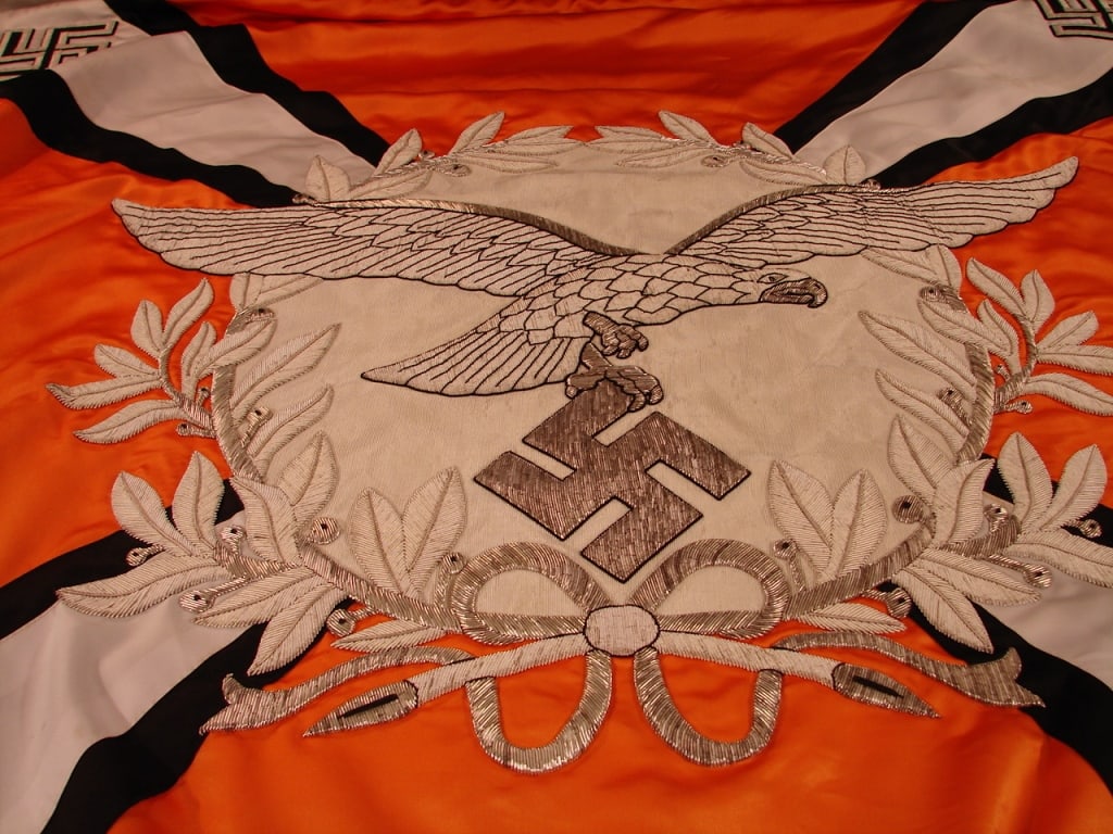 Super Rare WWII German Luftwaffe Standardte banner - 3
