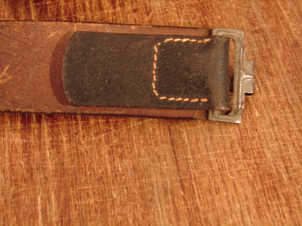 WWII Luftwaffe belt buckle, belt and ammo pouch - 6