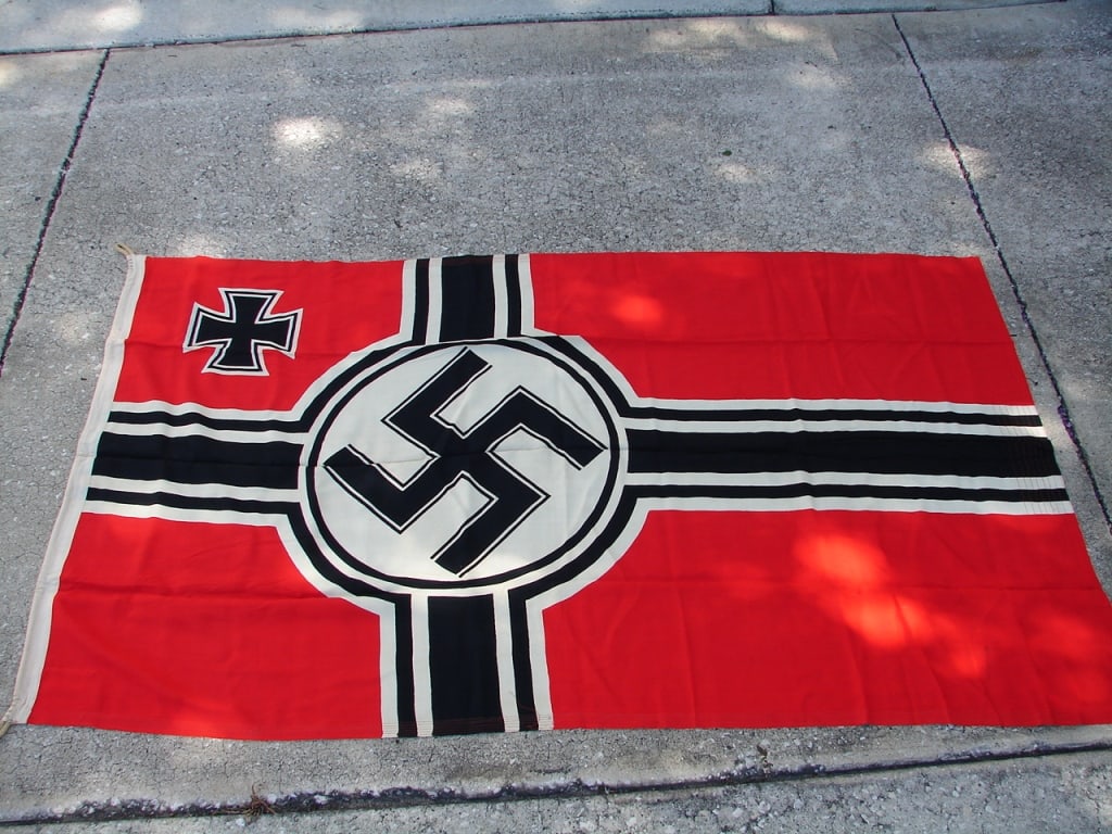WWII German Reichs Krieg Flag: WWII German Reichs Krieg Flag. The Reichskriegsflagge (German for "Reich War Flag") was the official war flag and naval ensign of the German armed forces from 1867 to 1945. This flag is a great