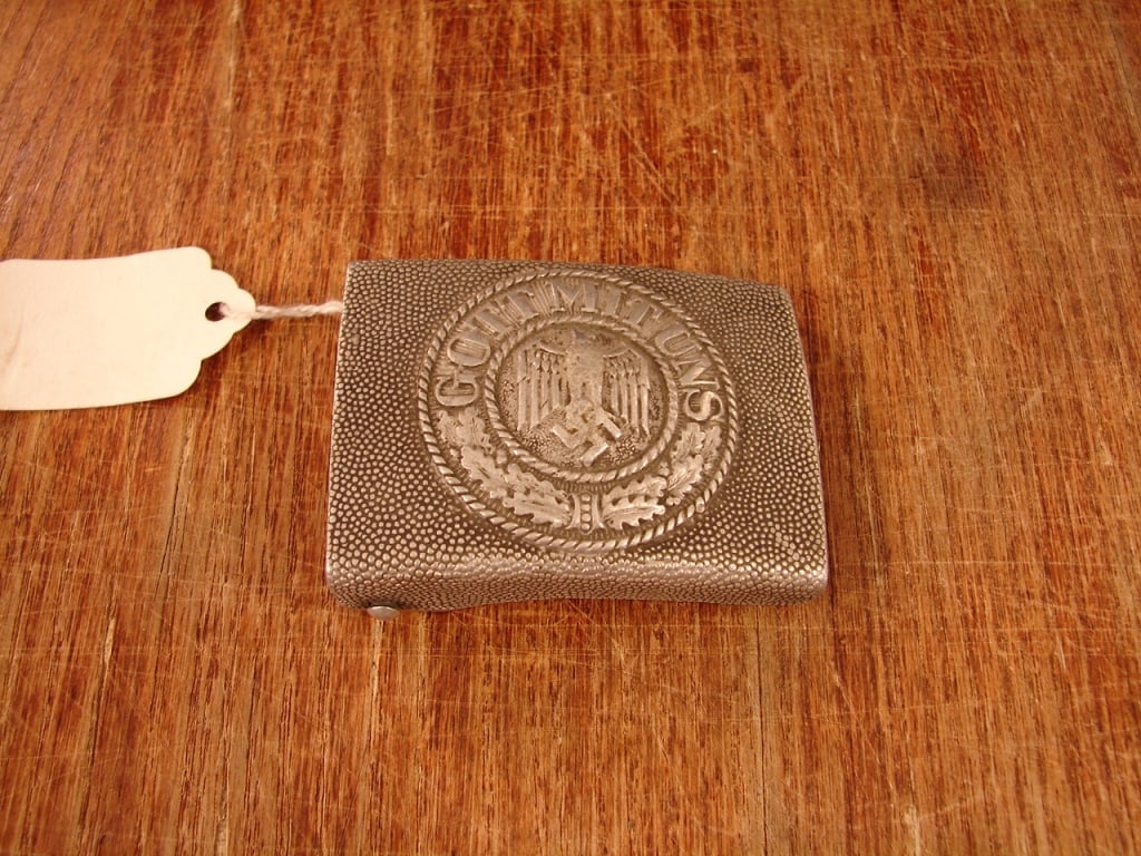 WWII German army belt buckle: WWII German HEER army belt buckle. Good original condition.