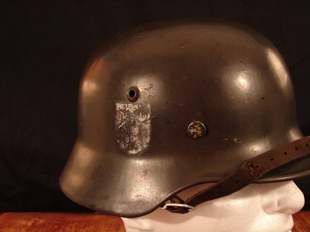WWII Luftwaffe double decal helmet - 3