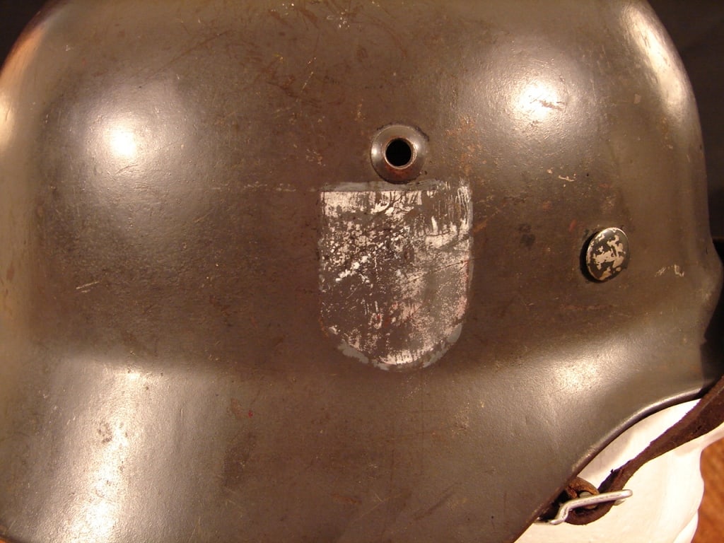 WWII Luftwaffe double decal helmet - 4