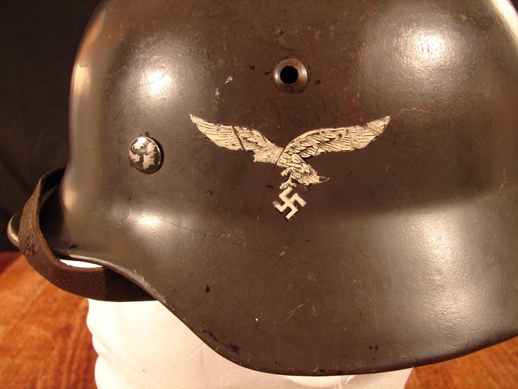 WWII Luftwaffe double decal helmet - 7
