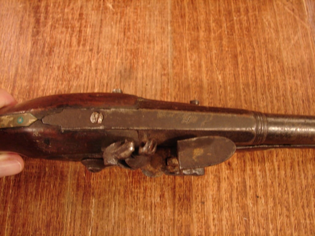 Small Continental Flintlock Pistol C. 1760-90 - 7