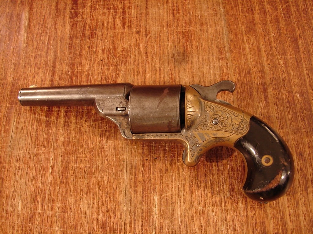 Civil War Moore's Patent Teat-Fire Revolver - 2