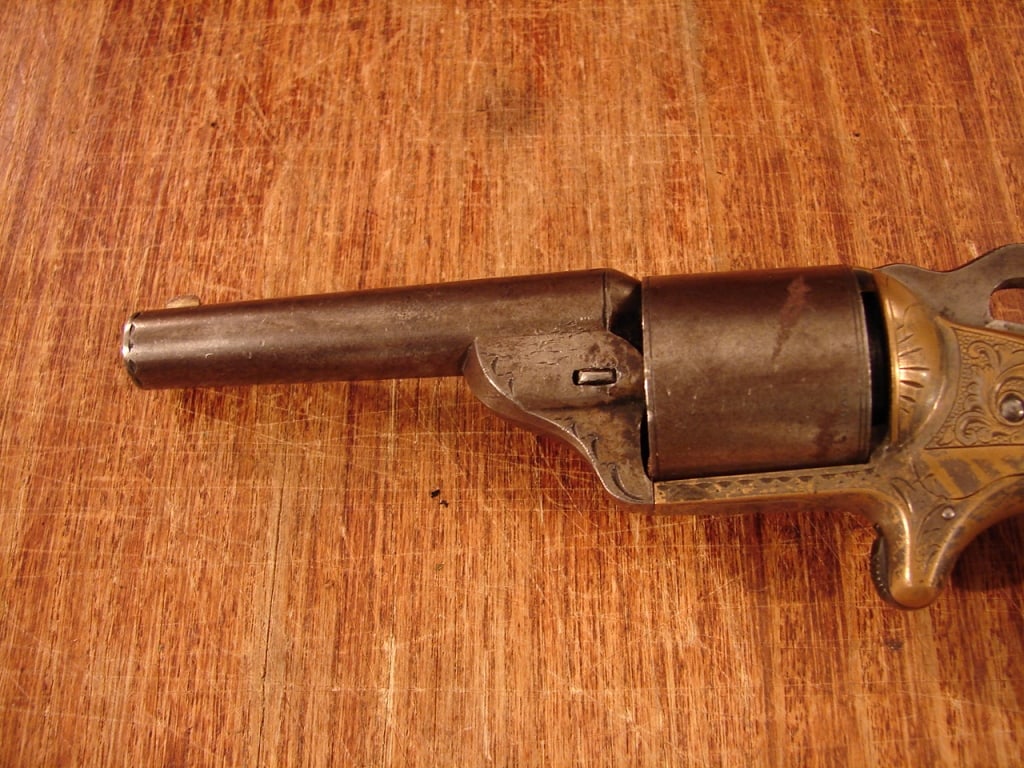 Civil War Moore's Patent Teat-Fire Revolver - 4
