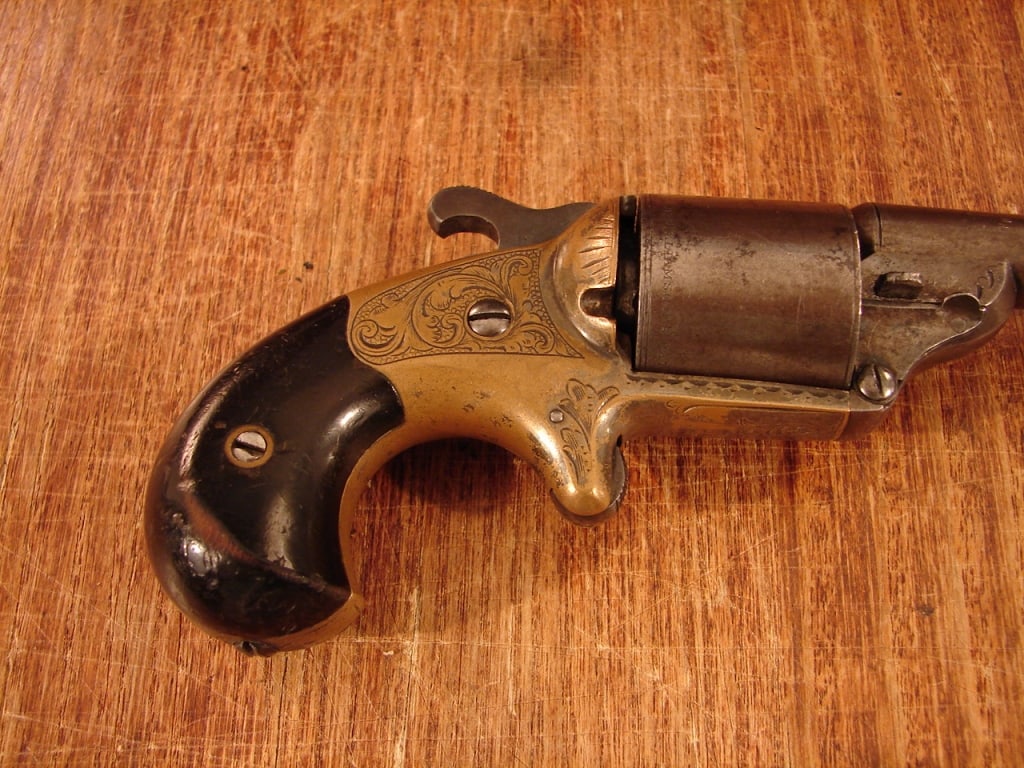 Civil War Moore's Patent Teat-Fire Revolver - 5