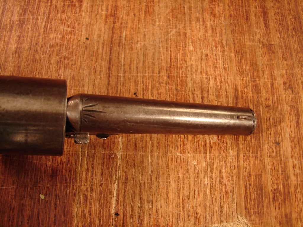 Civil War Moore's Patent Teat-Fire Revolver - 7