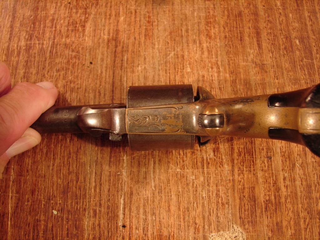 Civil War Moore's Patent Teat-Fire Revolver - 9