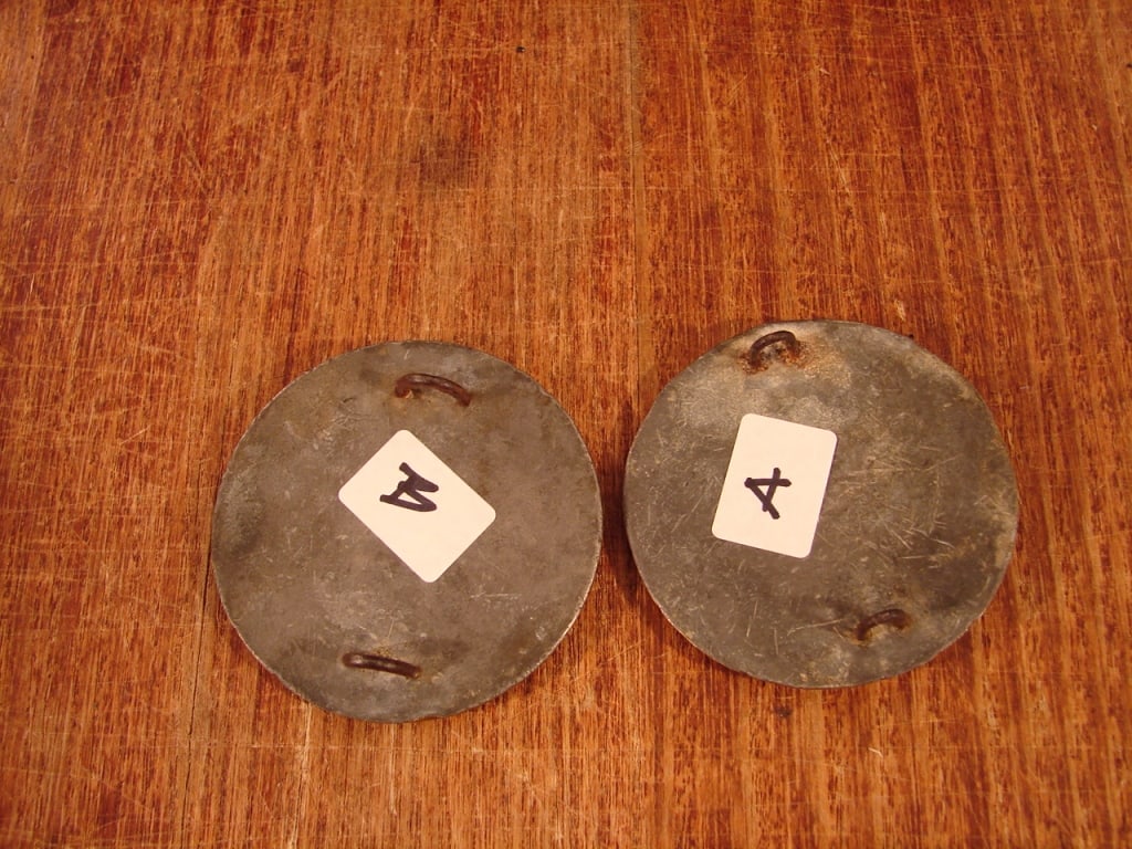 Civil War Original Eagle Cross Belt Breast Plates - 2