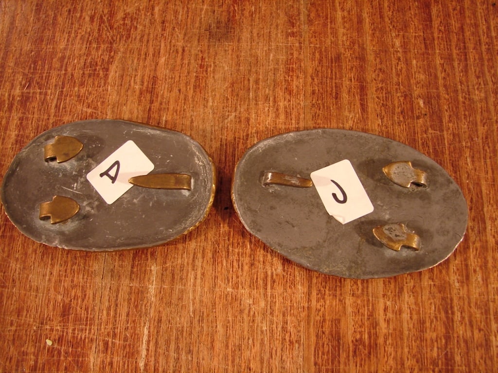 Original Civil War Enlisted Man's Belt Plates - 2