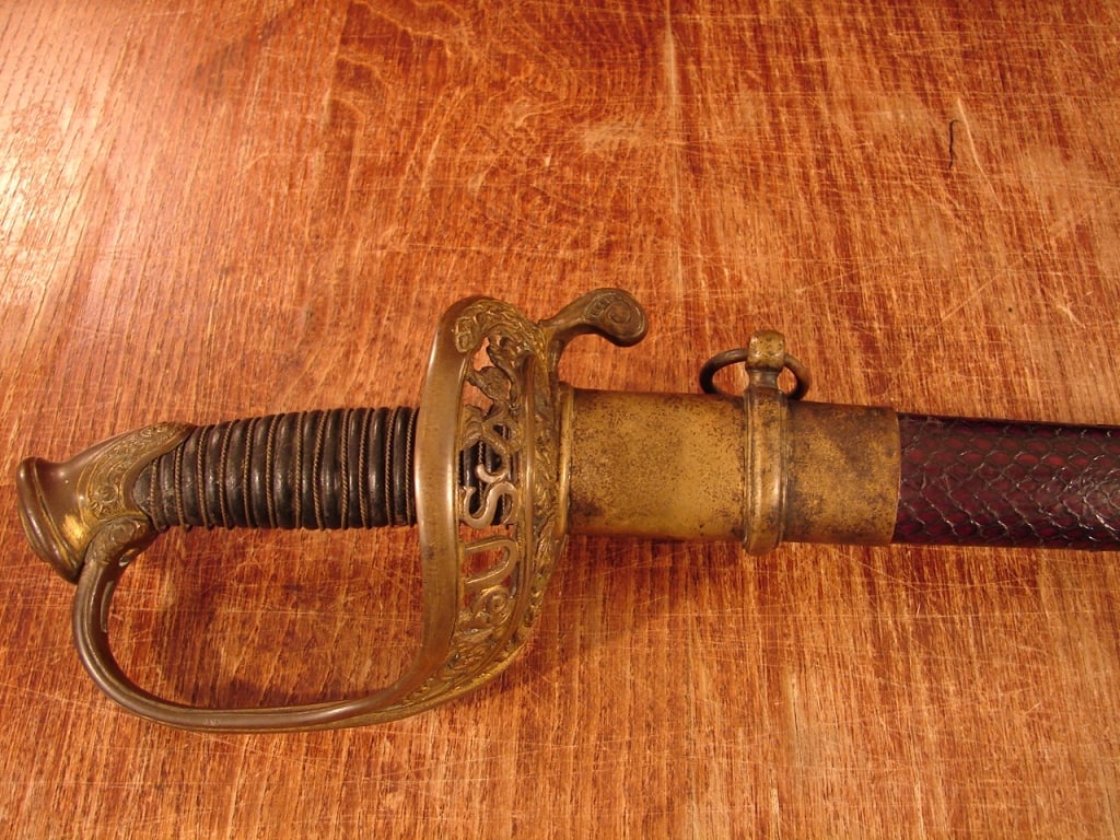 Civil War Model 1850 Officers Staff & Field Sword - 2
