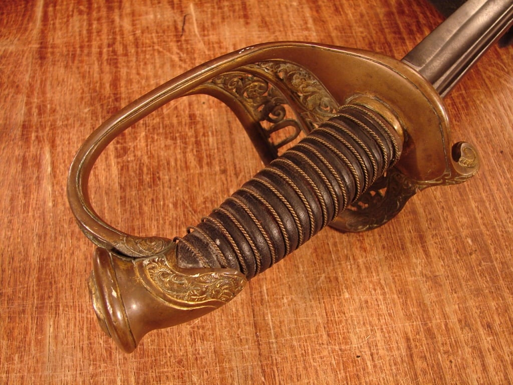 Civil War Model 1850 Officers Staff & Field Sword - 7