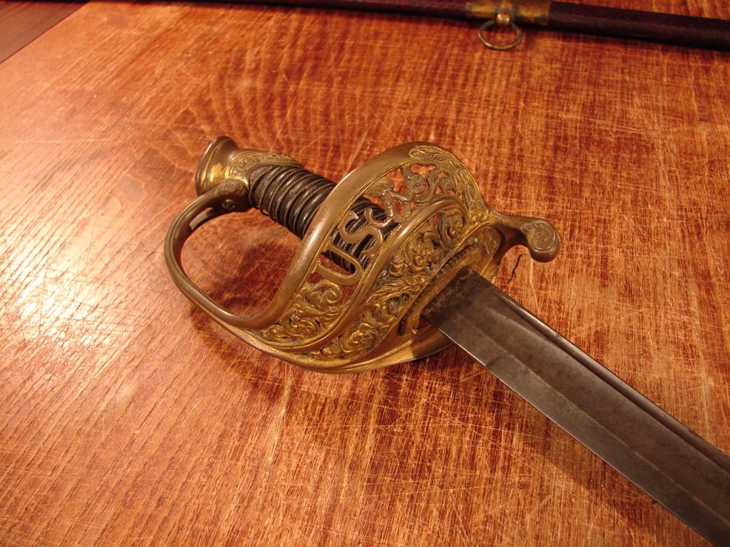 Civil War Model 1850 Officers Staff & Field Sword - 8
