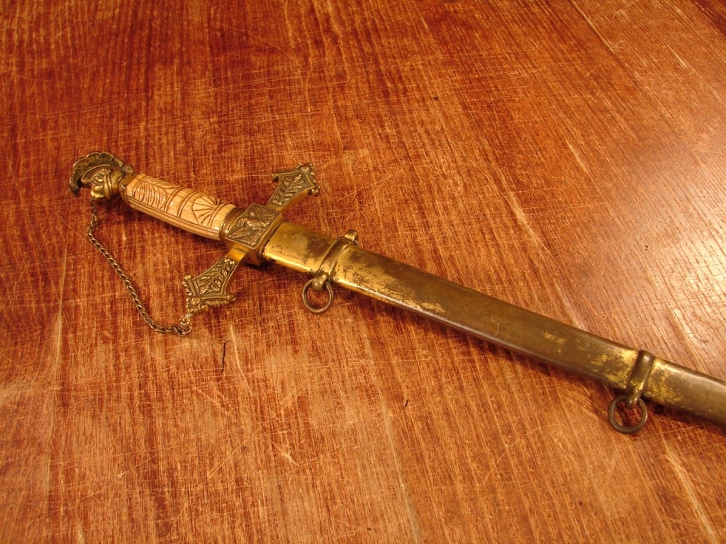 Pre-Civil War Knight's Head Militia Sword (1 of 13)