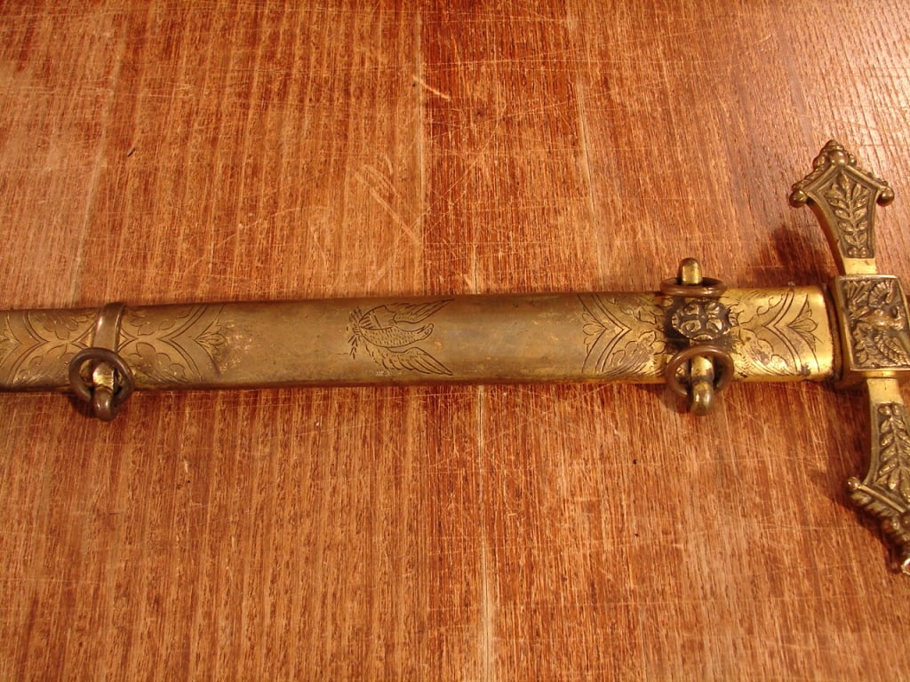 Pre-Civil War Knight's Head Militia Sword - 3