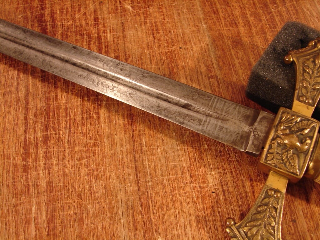 Pre-Civil War Knight's Head Militia Sword - 7