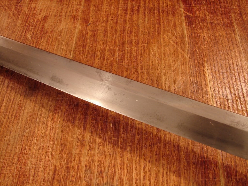 Japanese sword in WWII mounts - signed - 5