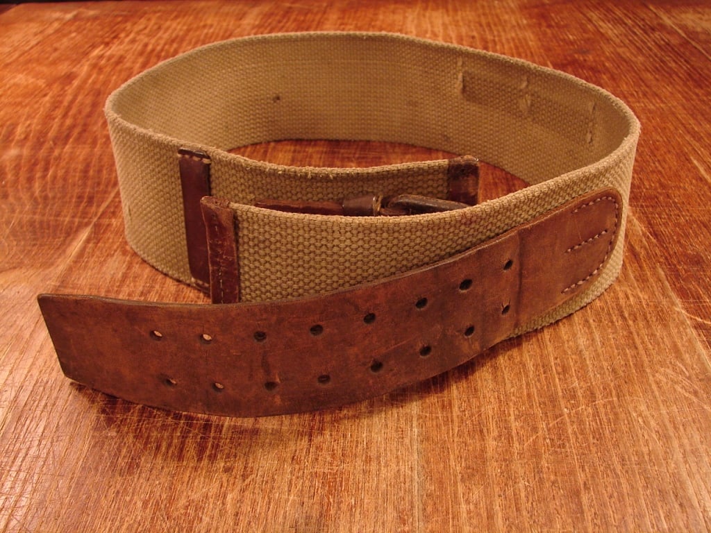 WWII Japanese NCO sword belt - 2