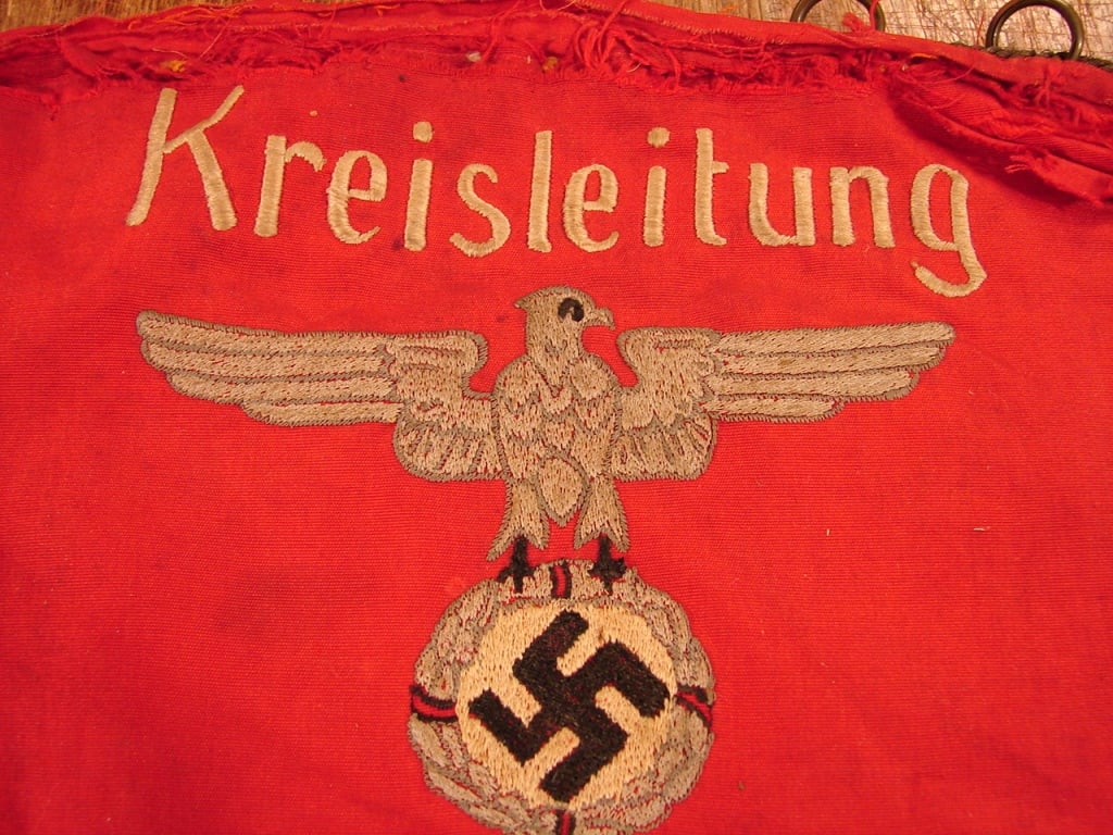 WWII German NSDAP pennant. Kreisleitung - 5